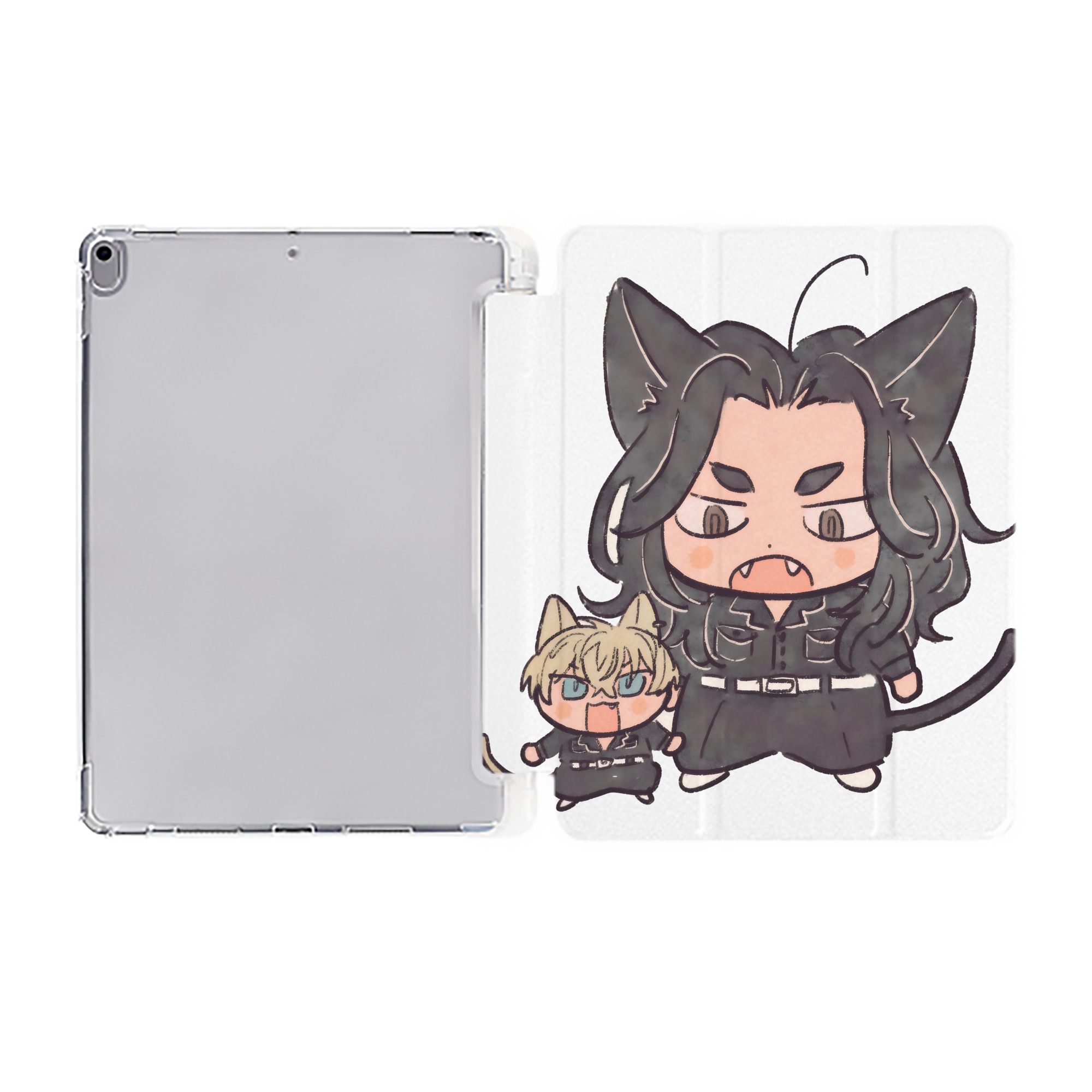（画像用） 東京リベンジャーズ Tokyo Revengers IPad ケース ペン収納付き 三つ折りスタンド PUレザー×シリコン 対応機種9.5/10.5/10.9インチ